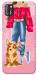 Чехол Girl and corgi для TECNO POP 4 Pro