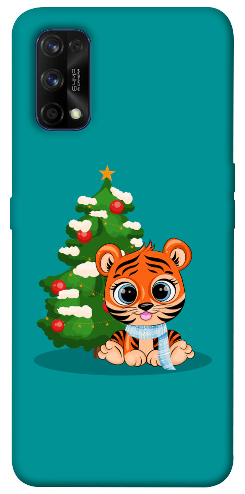 

Чохол Святковий тигреня для Realme 7 Pro 1261105