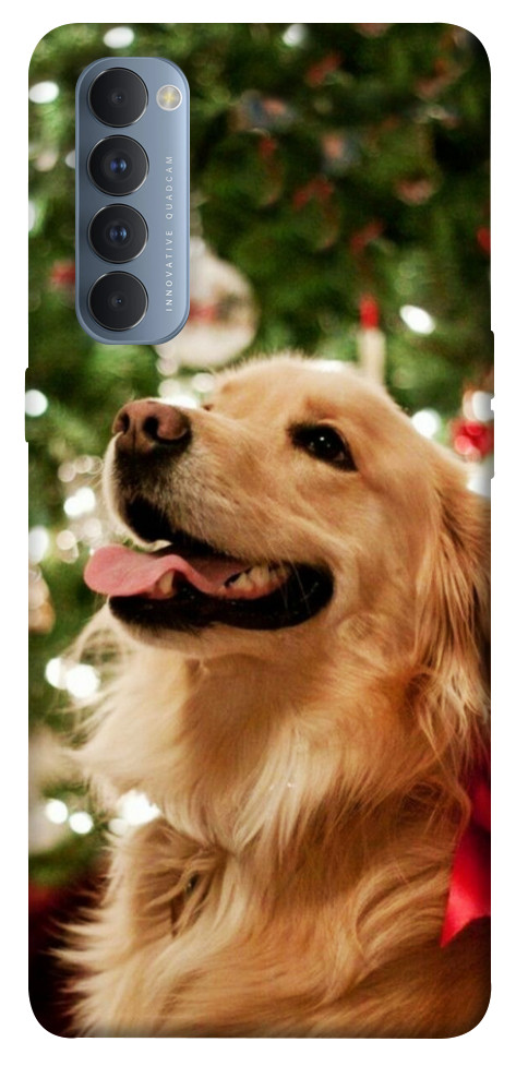 Чохол New year dog для Oppo Reno 4 Pro