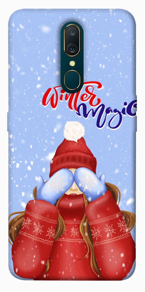 

Чехол Девочка в перчатках для OPPO A9 1262399