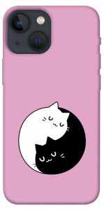 Чехол Коты инь-янь для iPhone 13 mini