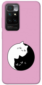 Чехол Коты инь-янь для Xiaomi Redmi 10