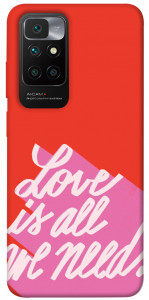 Чехол Love is all need для Xiaomi Redmi 10