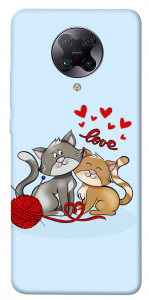 Чехол Два кота Love для Xiaomi Poco F2 Pro