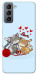 Чехол Два кота Love для Galaxy S21 FE