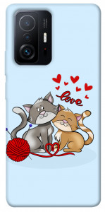 Чохол Два коти Love для Xiaomi 11T