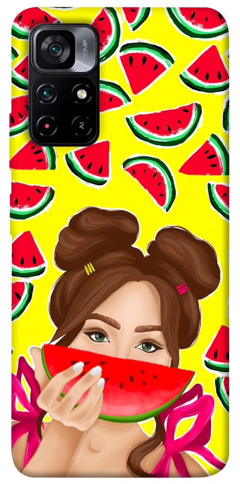 Чехол Watermelon girl для Xiaomi Poco M4 Pro 5G