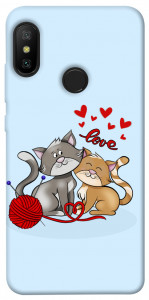 Чехол Два кота Love для Xiaomi Mi A2 Lite