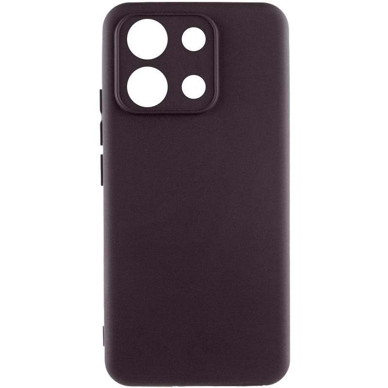 Чехол Silicone Cover Lakshmi Full Camera (AA) для Xiaomi Redmi Note 13 4G (Шоколадный / Chocolate)