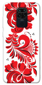 Чехол Червона вишиванка для Xiaomi Redmi Note 9