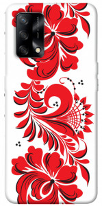 Чехол Червона вишиванка для Oppo A74 4G