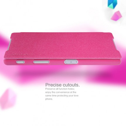 Фото Кожаный чехол (книжка) Nillkin Sparkle Series для Sony Xperia Z5 в магазине vchehle.ua