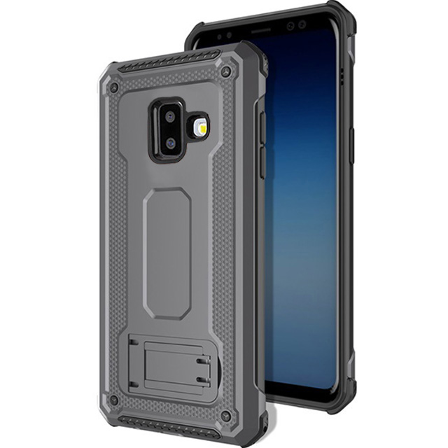 

TPU+PC чехол Deen Armor с креплением под магнитный держатель для Samsung Galaxy J6+ (2018) (J610F) (Серый) 681634