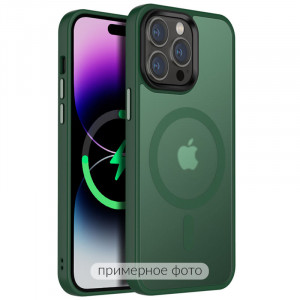 TPU+PC чохол Metal Buttons with Magnetic Safe Colorful на Apple iPhone 16 Pro (6.3")