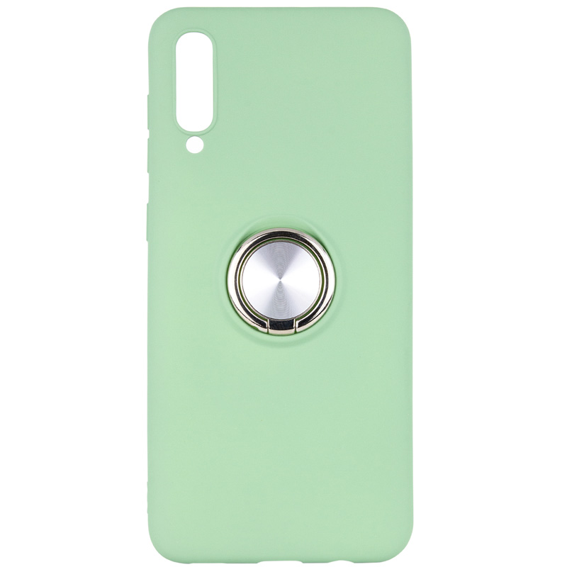

TPU чехол Summer ColorRing под магнитный держатель для Samsung Galaxy A70 (A705F) (Салатовый) 708330