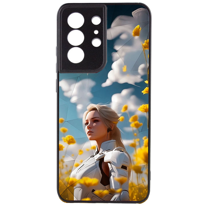 TPU+PC чехол Prisma Ladies для Samsung Galaxy S22 Ultra (Anime)