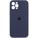 Чохол Silicone Case Full Camera Protective (AA) на Apple iPhone 12 Pro Max (6.7") (Темно синій / Midnight blue)