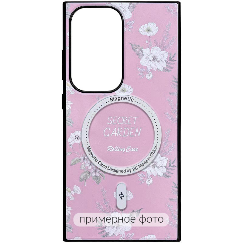 TPU+PC чехол Secret with Magnetic Safe для Samsung Galaxy S25 (Pink)