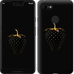 Чехол Черная клубника для Google Pixel 3a XL