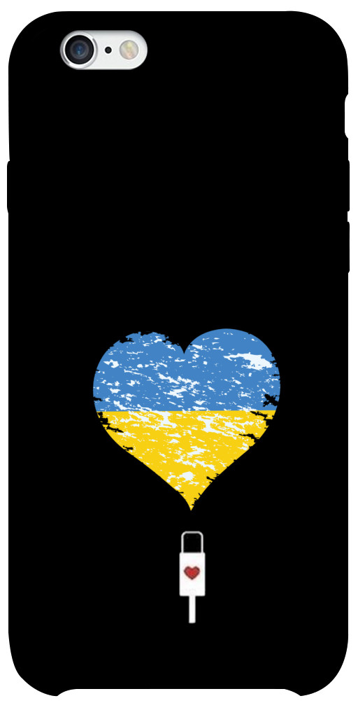 Чехол З Україною в серці для iPhone 6