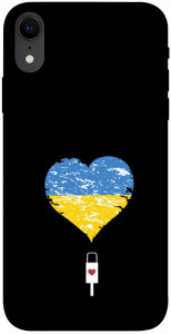 Чехол З Україною в серці для iPhone XR