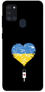 Чохол З Україною в серці для Galaxy A21s (2020)