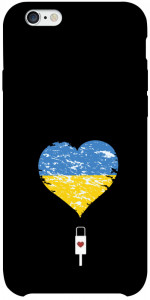 Чехол З Україною в серці для iPhone 6s plus (5.5'')