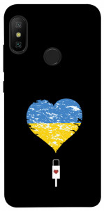 Чехол З Україною в серці для Xiaomi Mi A2 Lite