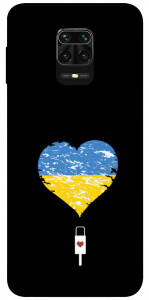Чохол З Україною в серці для Xiaomi Redmi Note 9 Pro Max
