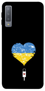 Чехол З Україною в серці для Galaxy A7 (2018)
