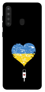 Чехол З Україною в серці для Galaxy A21