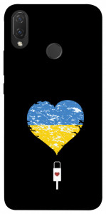Чехол З Україною в серці для Huawei P Smart+