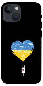 Чехол З Україною в серці для iPhone 13 mini