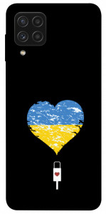 Чехол З Україною в серці для Galaxy A22 4G