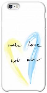 Чехол Make love not war для iPhone 6 (4.7'')