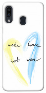 Чехол Make love not war для Samsung Galaxy A30