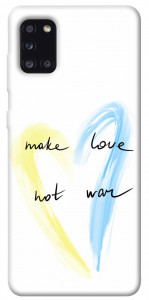 Чохол Make love not war для Galaxy A31 (2020)