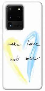 Чехол Make love not war для Galaxy S20 Ultra (2020)