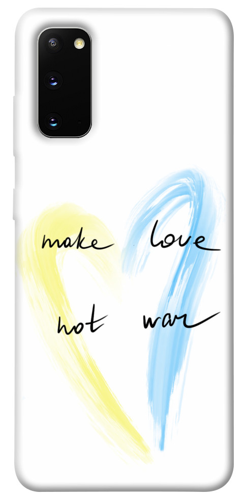 Чехол Make love not war для Galaxy S20 (2020)