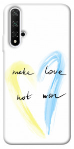 Чехол Make love not war для Huawei Honor 20