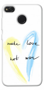 Чехол Make love not war для Xiaomi Redmi 4X