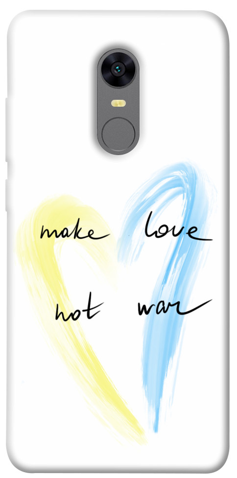Чехол Make love not war для Xiaomi Redmi 5 Plus