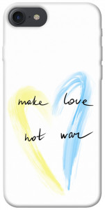 Чехол Make love not war для iPhone 7 (4.7'')