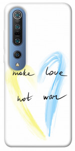 Чехол Make love not war для Xiaomi Mi 10