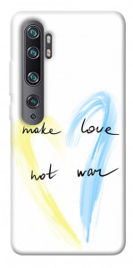 Чехол Make love not war для Xiaomi Mi Note 10 Pro