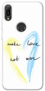 Чехол Make love not war для Huawei Y6 (2019)