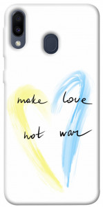 Чехол Make love not war для Galaxy M20