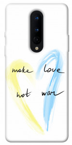 Чехол Make love not war для OnePlus 8