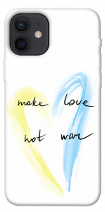 Чехол Make love not war для iPhone 12
