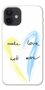 Чохол Make love not war для iPhone 12 mini